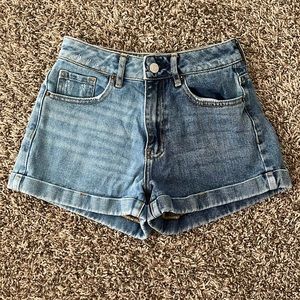 Pacsun high rise jean shorts